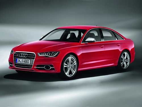 Audi S6 (2012) Car Poster Print on 10 mil Archival Satin Paper 36" x 24"