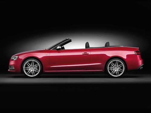 Audi S5 Cabriolet (2012) Car Poster Print on 10 mil Archival Satin Paper 20" x 15"