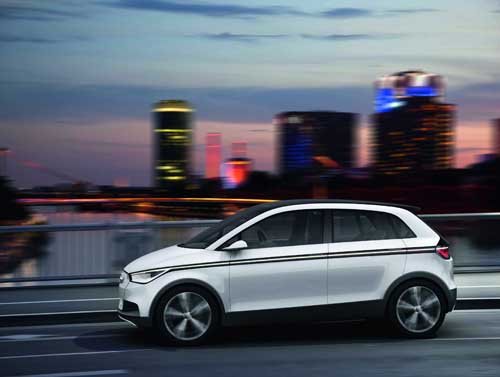 Audi A2 Concept Car Poster Print on 10 mil Archival Satin Paper 16" x 12"