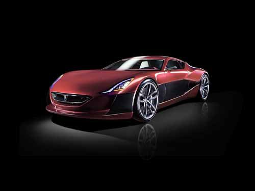 Rimac Concept One Car Poster Print on 10 mil Archival Satin Paper 16" x 12"