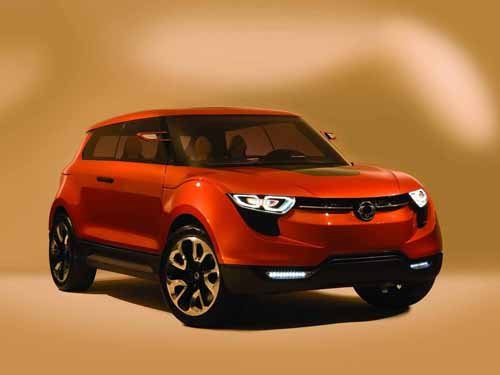 SsangYong XIV-1 Concept Car Poster Print on 10 mil Archival Satin Paper 16" x 12"