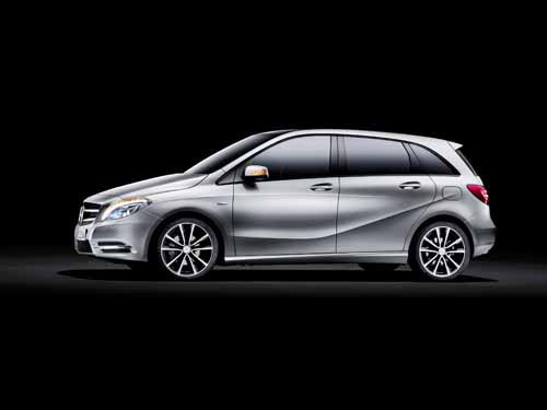 Mercedes-Benz B-Class (2012) Car Poster Print on 10 mil Archival Satin Paper 16" x 12"