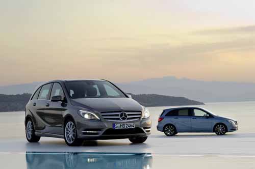 Mercedes-Benz B-Class (2012) Car Poster Print on 10 mil Archival Satin Paper 36" x 24"