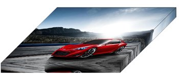 Scion FR-S Sports Coupe Concept Car Archival Canvas Print (Mounted) 16" x 12"