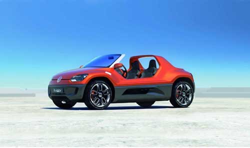 Volkswagen Buggy UP Concept Car Poster Print on 10 mil Archival Satin Paper 20" x 15"