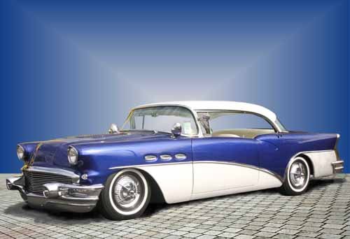 Buick Special (1956) Custom Car Poster Print on 10 mil Archival Satin Paper 24" x 16"