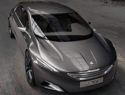 Peugeot HX1 Concept Car Poster Print on 10 mil Archival Satin Paper 16" x 12"