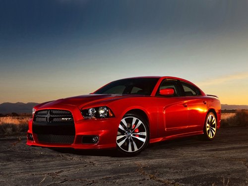 Dodge Charger SRT8 2012 Car Poster Print on 10 mil Archival Satin Paper 24" x 18"