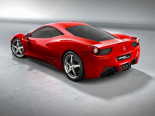 Ferrari 458 Italia Car Poster Print on 10 mil Archival Satin Paper 24" x 18"