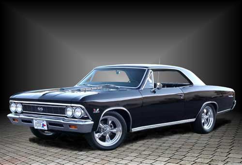 Chevrolet Chevelle Super Sport 396 (1966) Car Poster Print on 10 mil Archival Satin Paper 20" x 15"