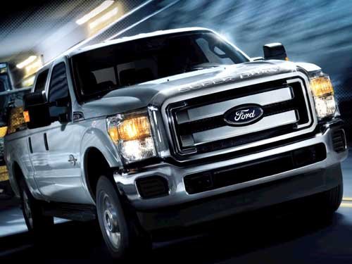 Ford F-350 Super Duty Truck Poster Print on 10 mil Archival Satin Paper 16" x 12"
