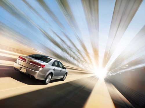 Lincoln MKZ Hybrid Car Poster Print on 10 mil Archival Satin Paper 16" x 12""