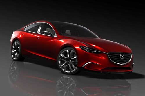Mazda Takeri (2012) Car Poster Print on 10 mil Archival Satin Paper 16" x 12"