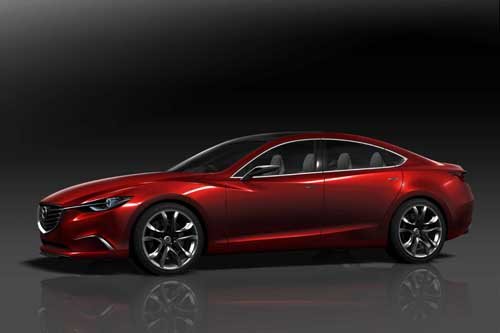 Mazda Takeri (2012) Car Poster Print on 10 mil Archival Satin Paper 36" x 24"