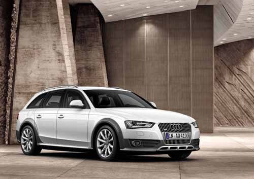 Audi A4 Allroad Quattro (2012) Car Poster Print on 10 mil Archival Satin Paper 16" x 12"