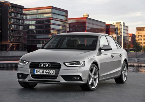 Audi A4 (2012) Car Poster Print on 10 mil Archival Satin Paper 36" x 24"