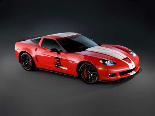 Chevrolet Corvette Z06 Ron Fellows Tribute Car Poster Print on 10 mil Archival Satin Paper 20" x 15"