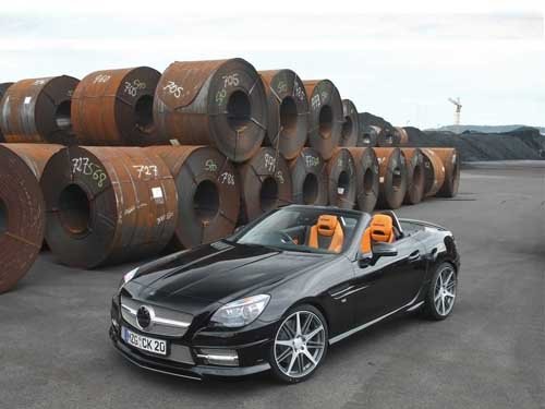 Carlsson Mercedes-Benz SLK Car Poster Print on 10 mil Archival Satin Paper 20" x 15"