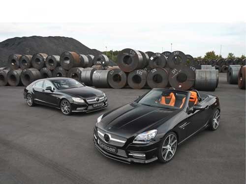 Carlsson Mercedes-Benz SLK and CLS Car Poster Print on 10 mil Archival Satin Paper 20" x 15"