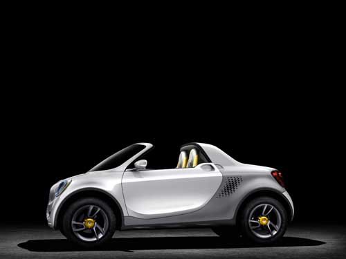 Smart For-Us Concept Car Poster Print- on 10 mil Archival Satin Paper 20" x 15"