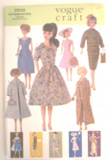 Barbie Retro 60âs Fashions Sewing Pattern Vogue Craft NEW