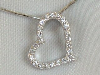 Sterling silver heart #335