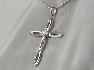 Sterling silver Cross pendant #311
