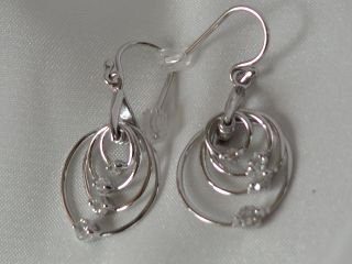Sterling silver multi rings #321 earrings
