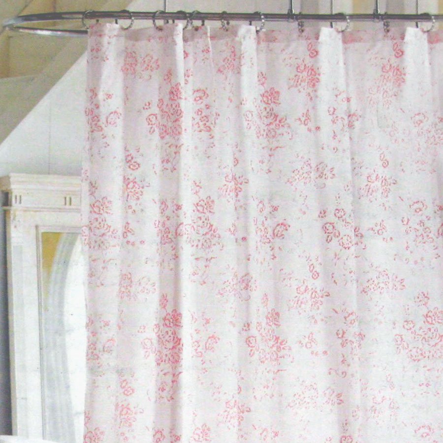 Red And White Curtain Panels Simply Shabby Chic Bedding