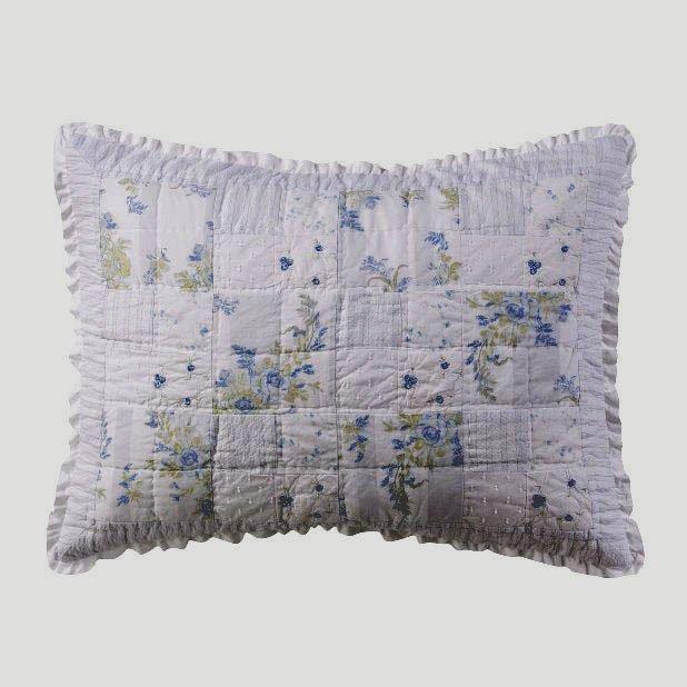 one simply shabby chic garden stripe blue green standard one simply shabby chic garden stripe blue green standard