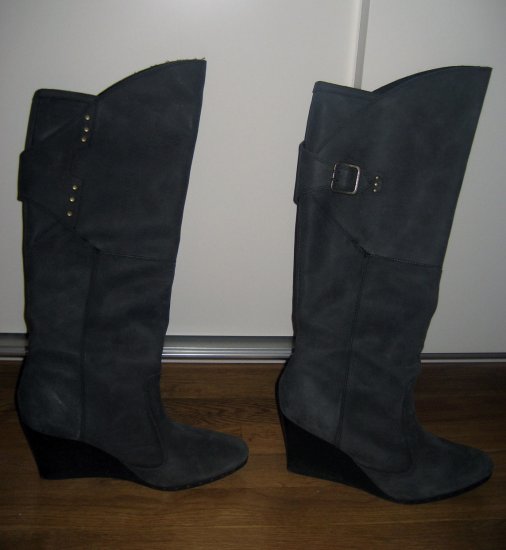 DIESEL "RENA" GRAY BOOTS