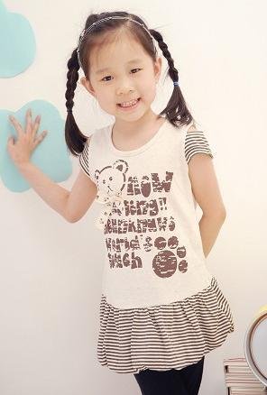 Brown Little Teddy Bear Top Size 5