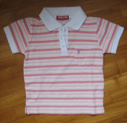 140 Sweet Pink Polo T Size 5