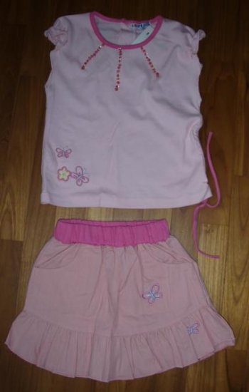 150 Sweet Girl 2 piece set ( Pink- Size 24 mths)