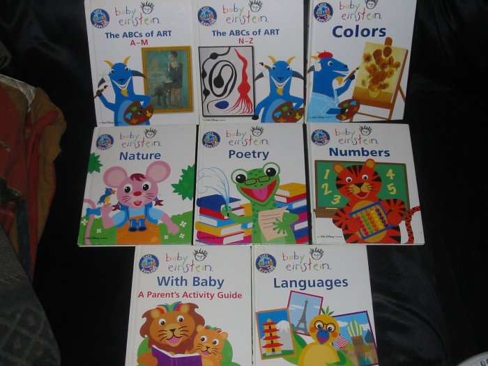 Lot 8 Walt Disney Baby Einstein Hardcover books FREE US SHIPPING
