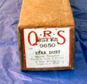 #9650 Star Dust QRS Roll Marimba Played by Baxter & Williams
