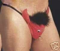 Men's Mouse Face Dancer Lingerie Underwear Thong NEW!