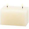 Ivory Vanilla Brick Candle