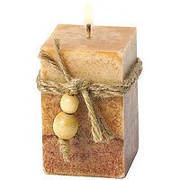 Rustic Wood Squared Votive
