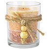 Rustic Wood Votive Candle
