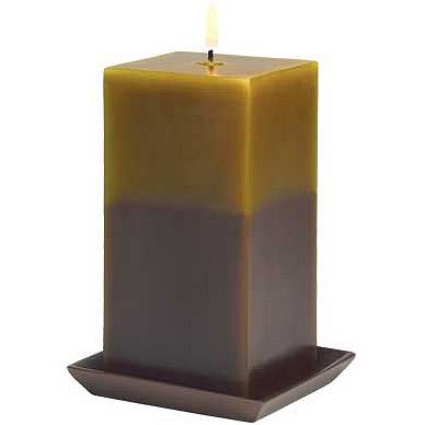 Earthtone Pillar Candle