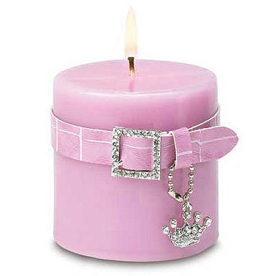 Lavender Candle with Bling