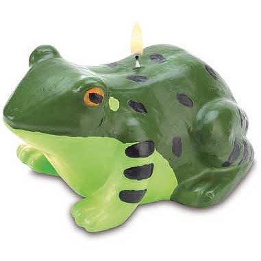 Friendly Frog Candle