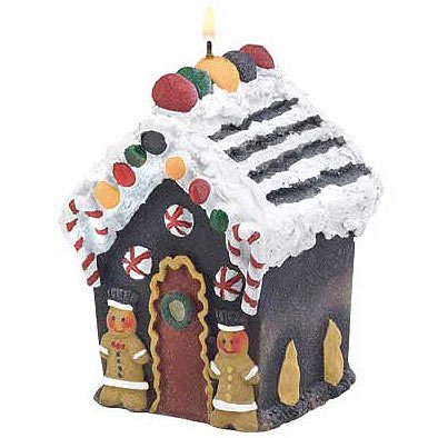 Gingerbread House Candle