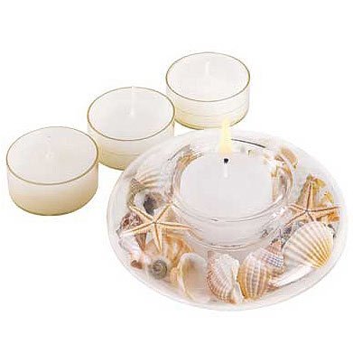 Seashell Tealight Candle Kit