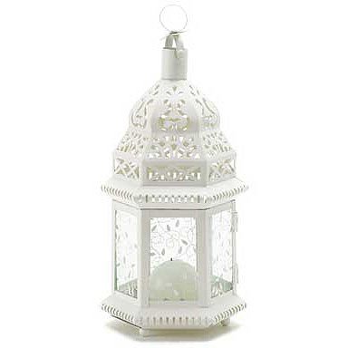 White Moroccan Lantern