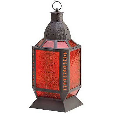 Amber Moroccan Lantern