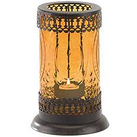 Amber Glass Lantern