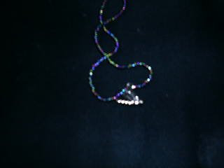 1 Dozen Assorted 20" glass beaded necklaces with dragonfly charm