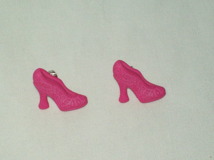Pink Pump Earrings
